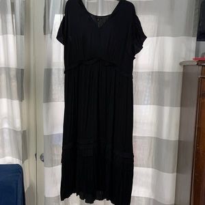 Anthro Black Cocktail Dress size 2x